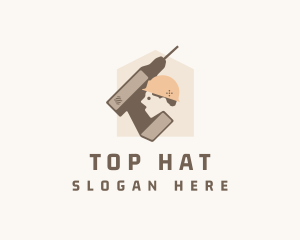 Carpenter Drill Tool  logo design