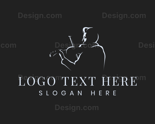 Violinist Musician Performer Logo