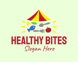 Healthy Vegetarian Restaurant  logo design