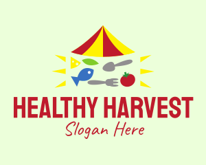 Healthy Vegetarian Restaurant  logo design