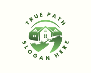 Path Landscaping Realty logo design