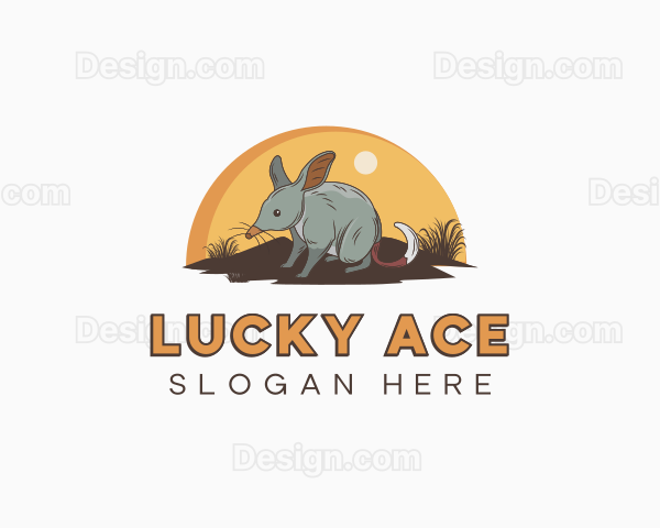 Wild Bilby Animal Logo