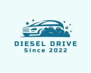 Driving Car Wash logo design