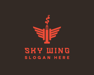 Nicotine Vape Wing logo