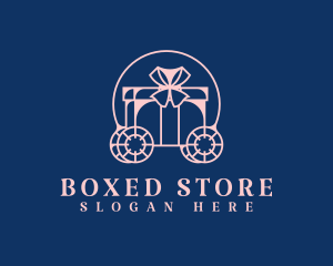 Souvenir Gift Box Carriage logo design