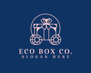 Souvenir Gift Box Carriage logo design