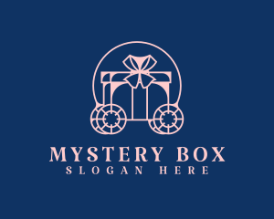 Souvenir Gift Box Carriage logo design