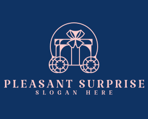 Souvenir Gift Box Carriage logo design