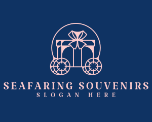 Souvenir Gift Box Carriage logo design