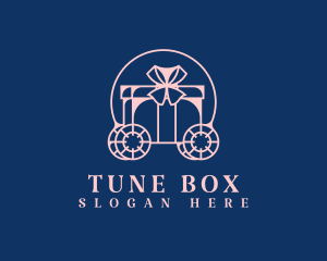 Souvenir Gift Box Carriage logo design