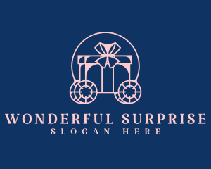 Souvenir Gift Box Carriage logo design