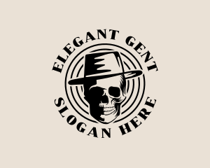 Hat Skull Menswear logo design