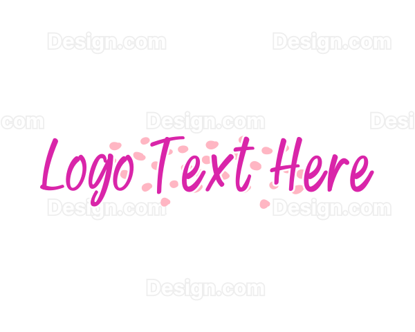 Cute Generic Handwriting Logo