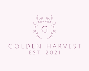 Flower Buds Arrangement Boutique logo design