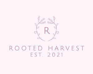 Flower Buds Arrangement Boutique logo design