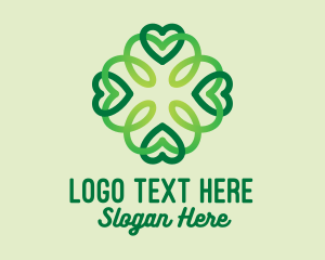 Lucky Clover Pattern logo