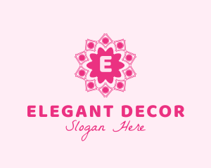 Decorative Flower Home Decor logo design