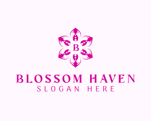 Flower Petal Garden logo design