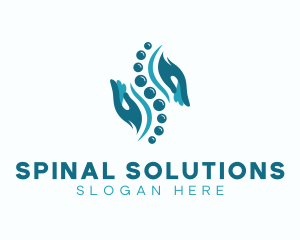 Blue Spinal Therapy logo design