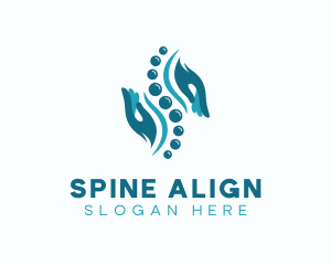 Blue Spinal Therapy logo design