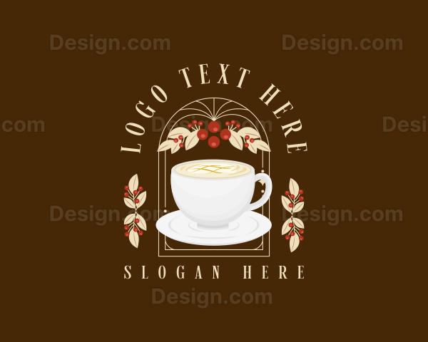 Cappuccino Coffee Cup Logo