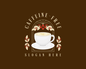 Cappuccino Coffee Cup logo design