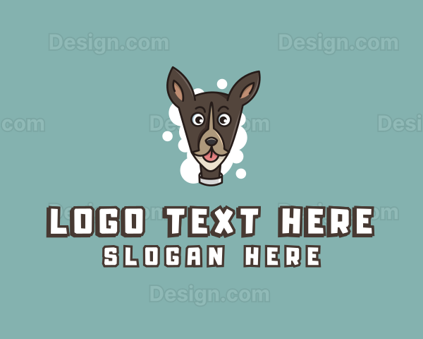 Dog Pet Cartoon Logo