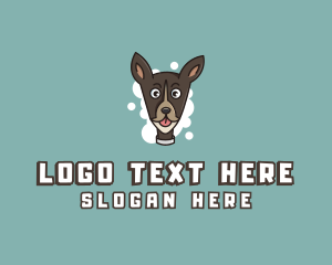 Dog Pet Cartoon  logo