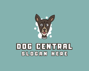 Dog Pet Cartoon  logo design