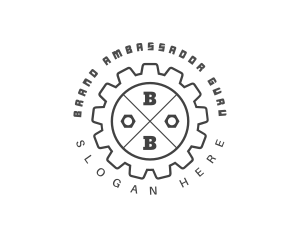 Mechanical Wheel Gear logo design