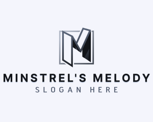 Media Advertising Firm Letter M logo design