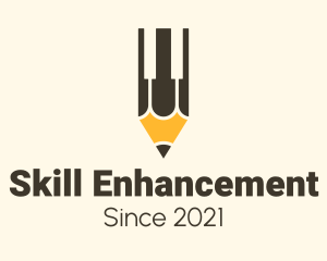 Pencil Piano Keys logo