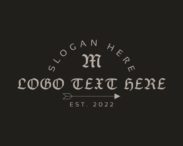 Typography logo example 1