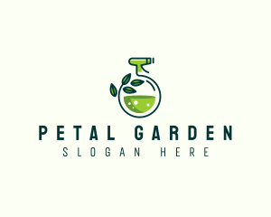 Organic Cleaning Sprayer logo design