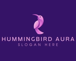 Animal Bird Hummingbird logo