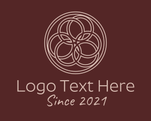 Circle - Geometric Circle Knot logo design