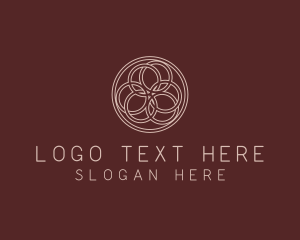 Geometric Circle Knot  Logo