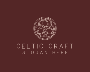 Geometric Circle Knot  logo design