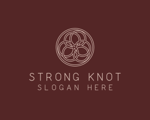 Geometric Circle Knot  logo design