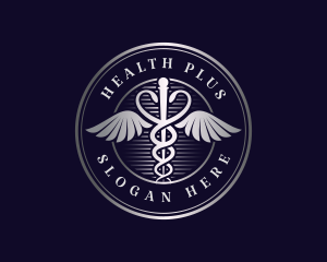 Caduceus Health Clinic logo design