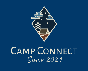 Diamond Night Camp  logo design