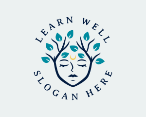 Female Tree Wellness logo design