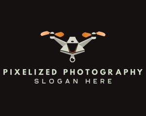 Drone Aerial Lens logo design