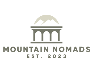 Mountain Dome Structure logo design