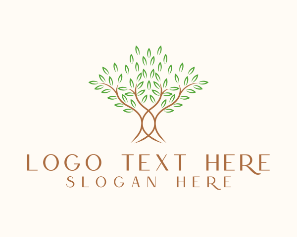 Organic Wellness Tree logo