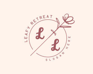 Feminine Floral Brand logo design