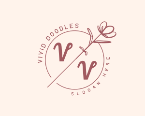 Feminine Floral Brand logo design