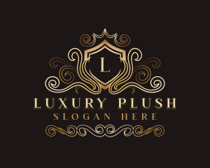 Luxury Wave Crest logo design