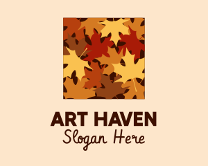 Autumn Maple Leaves logo design