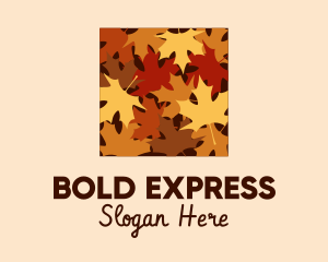 Autumn Maple Leaves logo design